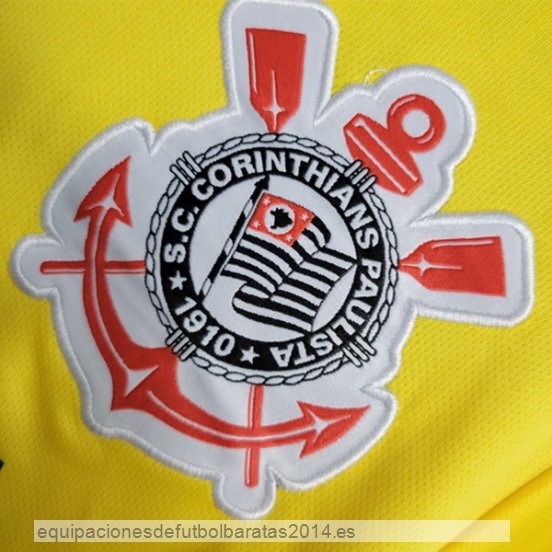 Nuevo Portero Camiseta Corinthians Paulista Retro 2012 Amarillo Baratas